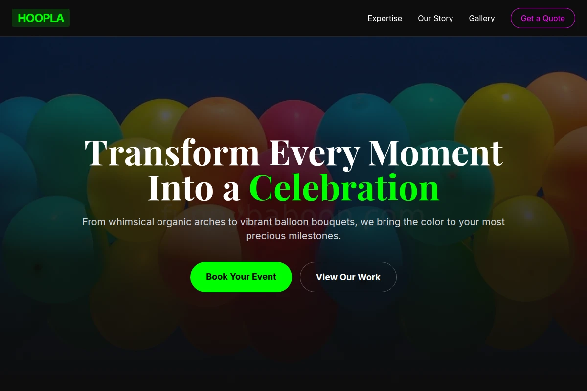 Hoopla Balloons