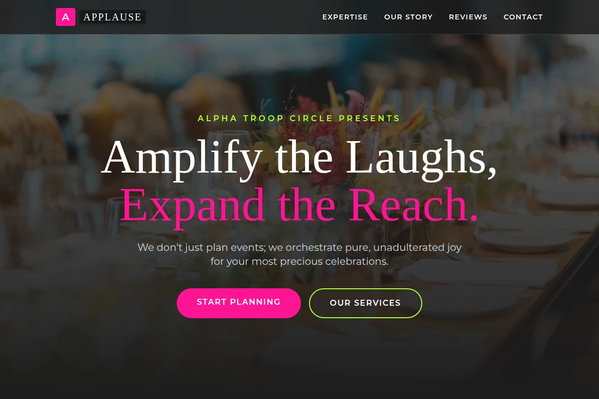 Applause Event Planning