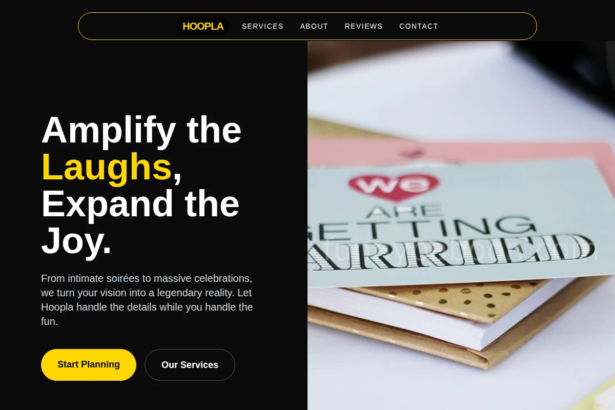 Hoopla Party Planner