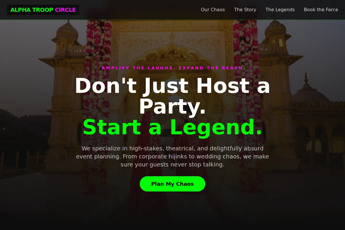 Farce Party Planner